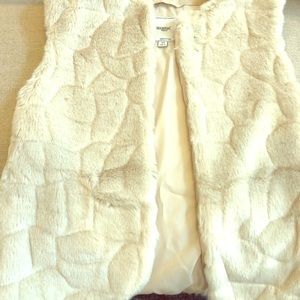 Little Girls faux fur vests